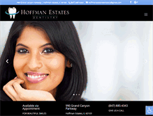 Tablet Screenshot of hoffmanestatesdentistry.com